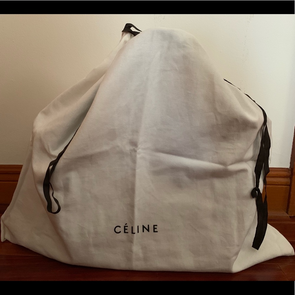 Celine black/ tan leather/ blue suede mini luggage - Picture 3 of 4